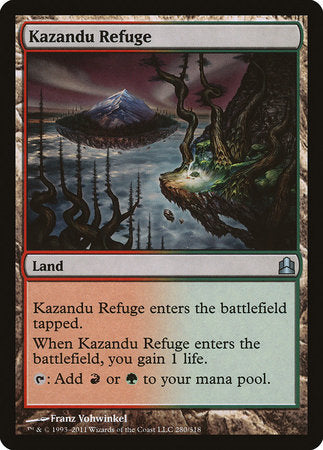 Kazandu Refuge [Commander 2011] | Jomio and Rueliete's Cards and Comics