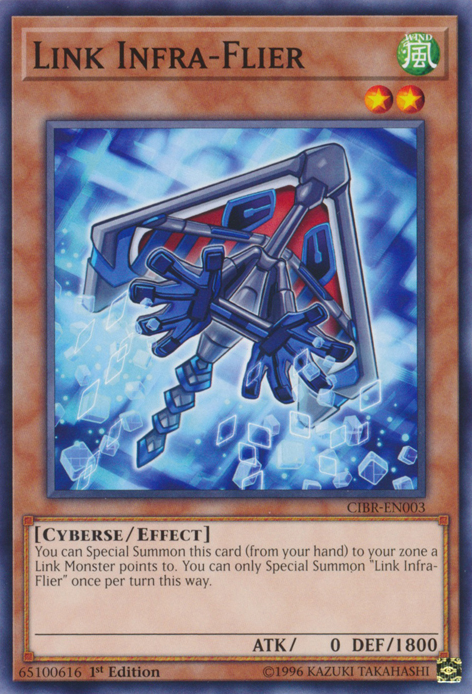 Link Infra-Flier [CIBR-EN003] Common | Jomio and Rueliete's Cards and Comics