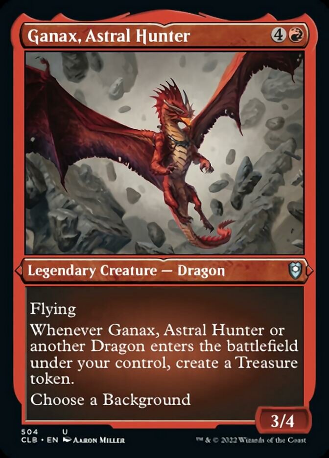 Ganax, Astral Hunter (Foil Etched) [Commander Legends: Battle for Baldur's Gate] | Jomio and Rueliete's Cards and Comics