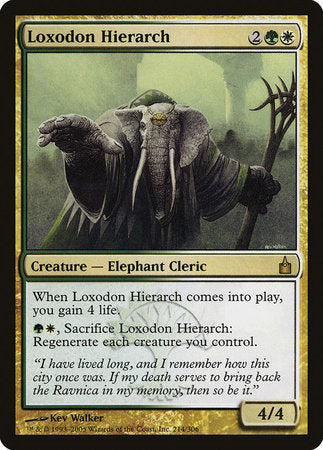 Loxodon Hierarch [Ravnica: City of Guilds] | Jomio and Rueliete's Cards and Comics