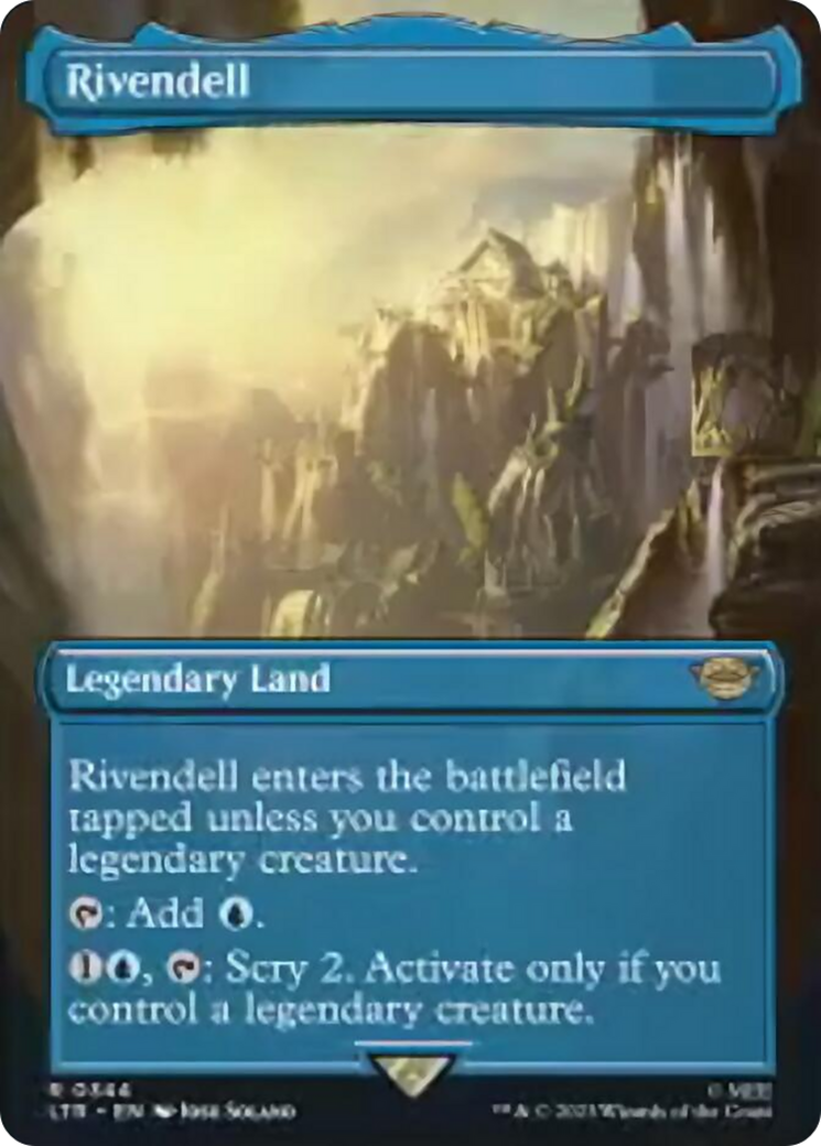 Rivendell (Borderless Alternate Art) [The Lord of the Rings: Tales of Middle-Earth] | Jomio and Rueliete's Cards and Comics