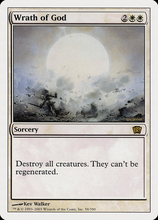 Wrath of God [Eighth Edition] | Jomio and Rueliete's Cards and Comics