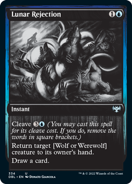 Lunar Rejection [Innistrad: Double Feature] | Jomio and Rueliete's Cards and Comics