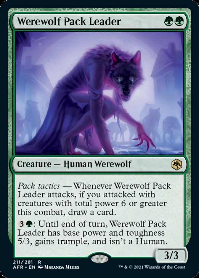 Werewolf Pack Leader [Dungeons & Dragons: Adventures in the Forgotten Realms] | Jomio and Rueliete's Cards and Comics