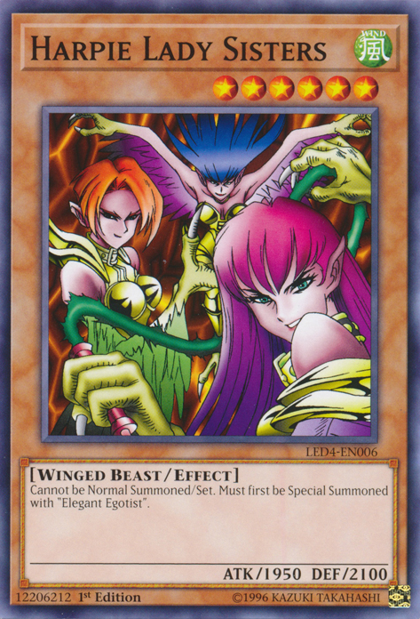 Harpie Lady Sisters [LED4-EN006] Common | Jomio and Rueliete's Cards and Comics