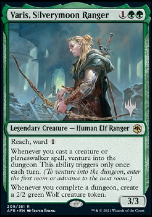 Varis, Silverymoon Ranger (Promo Pack) [Dungeons & Dragons: Adventures in the Forgotten Realms Promos] | Jomio and Rueliete's Cards and Comics
