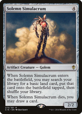 Solemn Simulacrum [Commander 2016] | Jomio and Rueliete's Cards and Comics