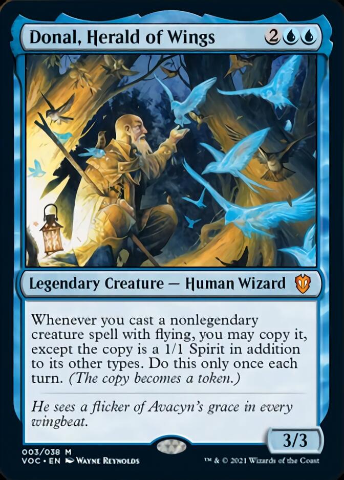 Donal, Herald of Wings [Innistrad: Crimson Vow Commander] | Jomio and Rueliete's Cards and Comics