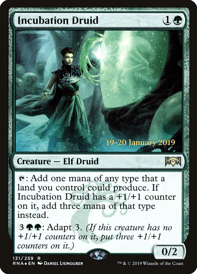 Incubation Druid [Ravnica Allegiance Prerelease Promos] | Jomio and Rueliete's Cards and Comics