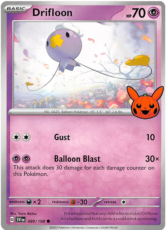 Drifloon (089/198) [Trick or Trade 2023] | Jomio and Rueliete's Cards and Comics