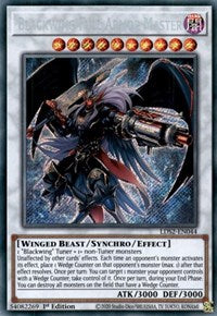 Blackwing Full Armor Master [LDS2-EN044] Secret Rare | Jomio and Rueliete's Cards and Comics