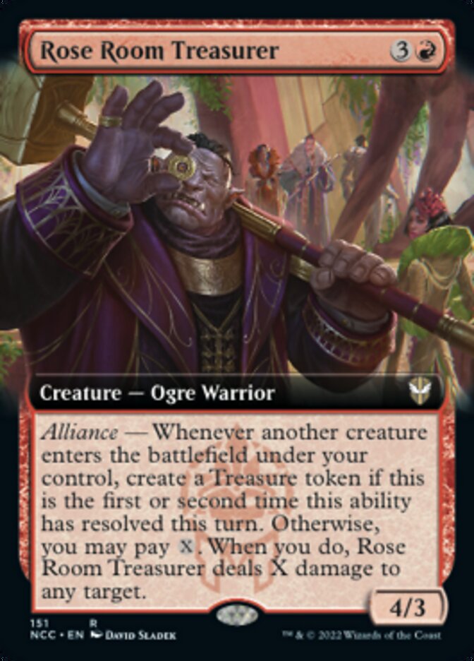 Rose Room Treasurer (Extended Art) [Streets of New Capenna Commander] | Jomio and Rueliete's Cards and Comics
