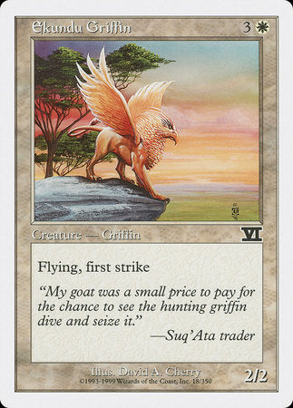 Ekundu Griffin [Classic Sixth Edition] | Jomio and Rueliete's Cards and Comics