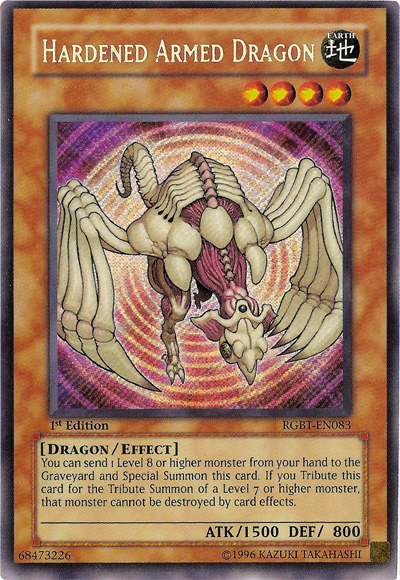 Hardened Armed Dragon [RGBT-EN083] Secret Rare | Jomio and Rueliete's Cards and Comics