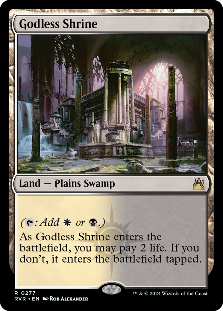 Godless Shrine [Ravnica Remastered] | Jomio and Rueliete's Cards and Comics