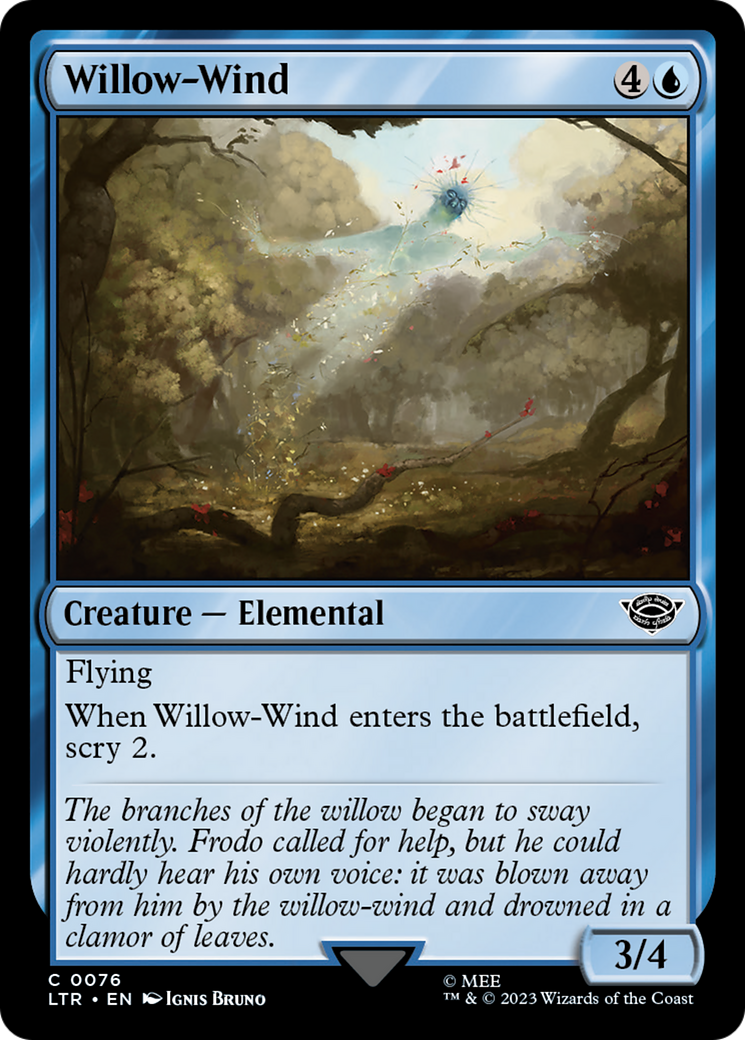 Willow-Wind [The Lord of the Rings: Tales of Middle-Earth] | Jomio and Rueliete's Cards and Comics