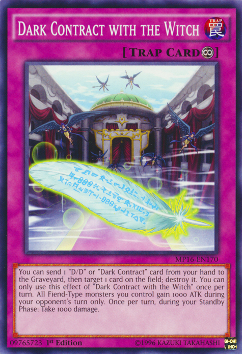 Dark Contract with the Witch [MP16-EN170] Common | Jomio and Rueliete's Cards and Comics
