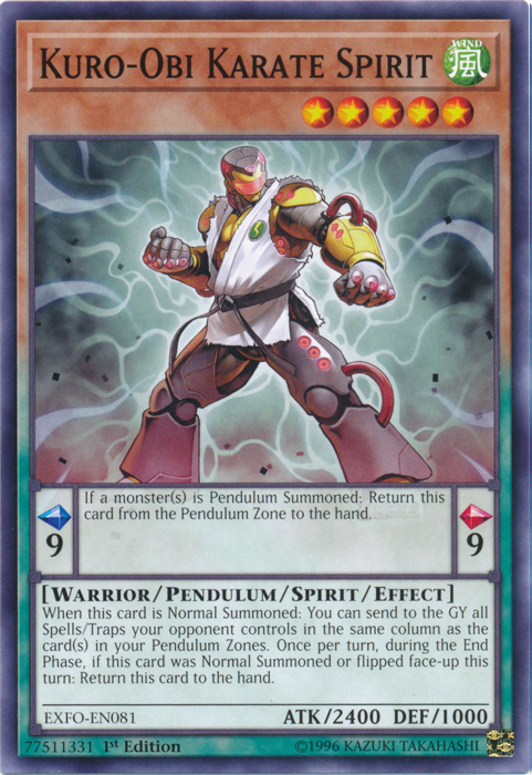 Kuro-Obi Karate Spirit [EXFO-EN081] Common | Jomio and Rueliete's Cards and Comics