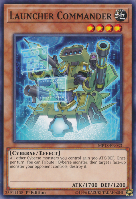 Launcher Commander [MP18-EN033] Common | Jomio and Rueliete's Cards and Comics