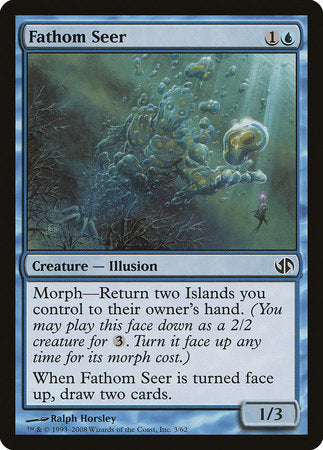 Fathom Seer [Duel Decks: Jace vs. Chandra] | Jomio and Rueliete's Cards and Comics