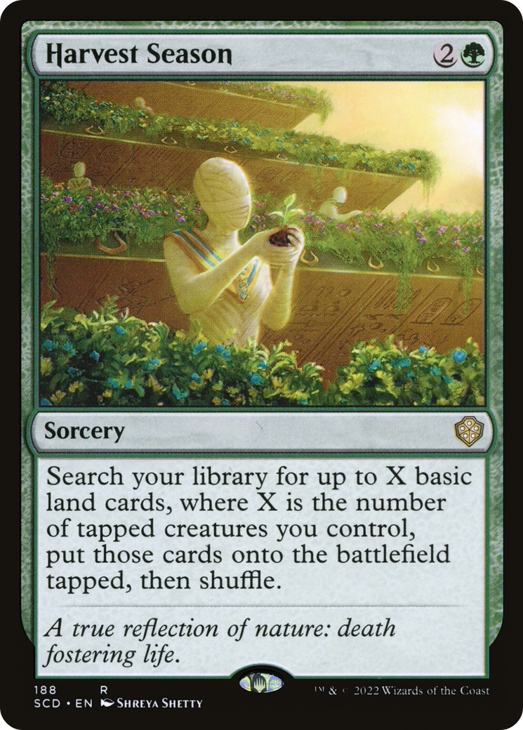 Harvest Season [Starter Commander Decks] | Jomio and Rueliete's Cards and Comics