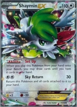 Shaymin EX (77/108) (Punches 'n' Bites - Patrick Martinez) [World Championships 2015] | Jomio and Rueliete's Cards and Comics