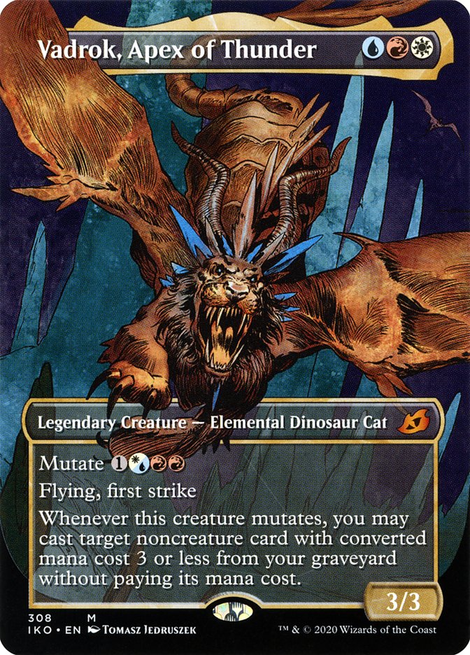 Vadrok, Apex of Thunder (Showcase) [Ikoria: Lair of Behemoths] | Jomio and Rueliete's Cards and Comics