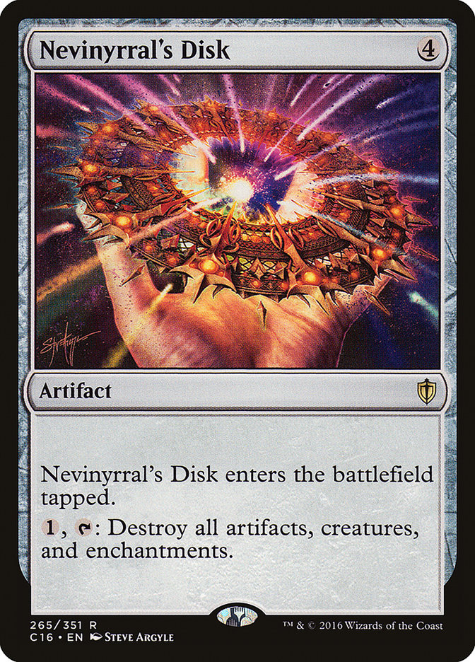 Nevinyrral's Disk [Commander 2016] | Jomio and Rueliete's Cards and Comics