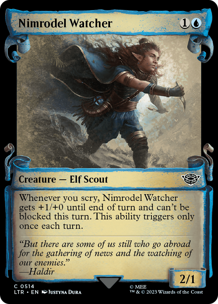 Nimrodel Watcher [The Lord of the Rings: Tales of Middle-Earth Showcase Scrolls] | Jomio and Rueliete's Cards and Comics