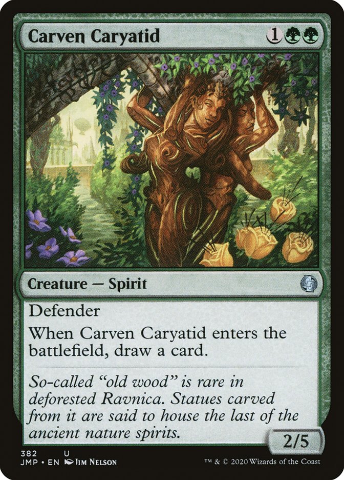 Carven Caryatid [Jumpstart] | Jomio and Rueliete's Cards and Comics