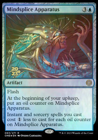 Mindsplice Apparatus [Phyrexia: All Will Be One Prerelease Promos] | Jomio and Rueliete's Cards and Comics