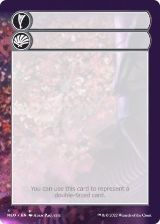 Helper Card (3/9) [Kamigawa: Neon Dynasty Tokens] | Jomio and Rueliete's Cards and Comics