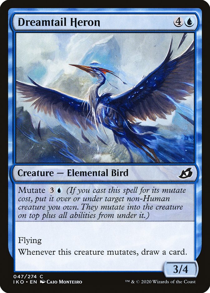 Dreamtail Heron [Ikoria: Lair of Behemoths] | Jomio and Rueliete's Cards and Comics