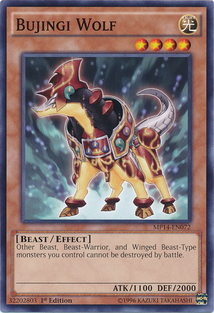 Bujingi Wolf [MP14-EN072] Common | Jomio and Rueliete's Cards and Comics