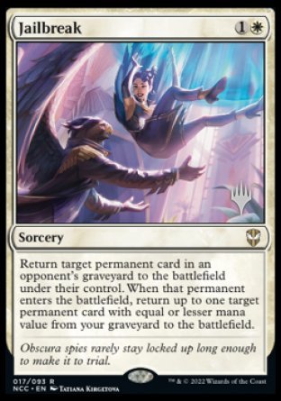 Jailbreak (Promo Pack) [Streets of New Capenna Commander Promos] | Jomio and Rueliete's Cards and Comics