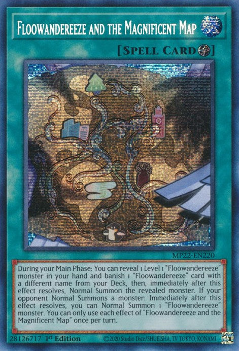 Floowandereeze and the Magnificent Map [MP22-EN220] Prismatic Secret Rare | Jomio and Rueliete's Cards and Comics