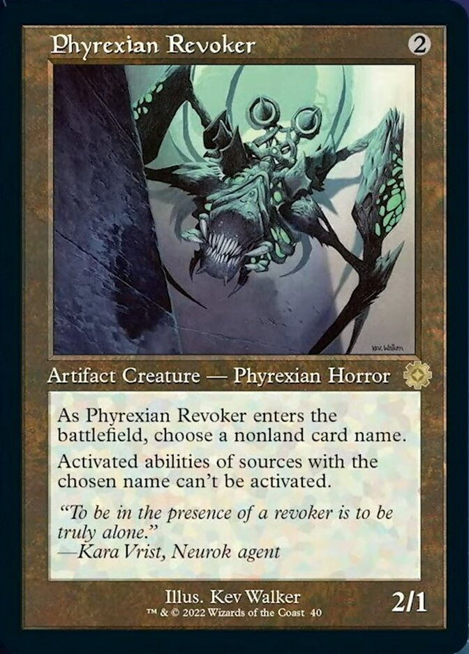 Phyrexian Revoker (Retro) [The Brothers' War Retro Artifacts] | Jomio and Rueliete's Cards and Comics