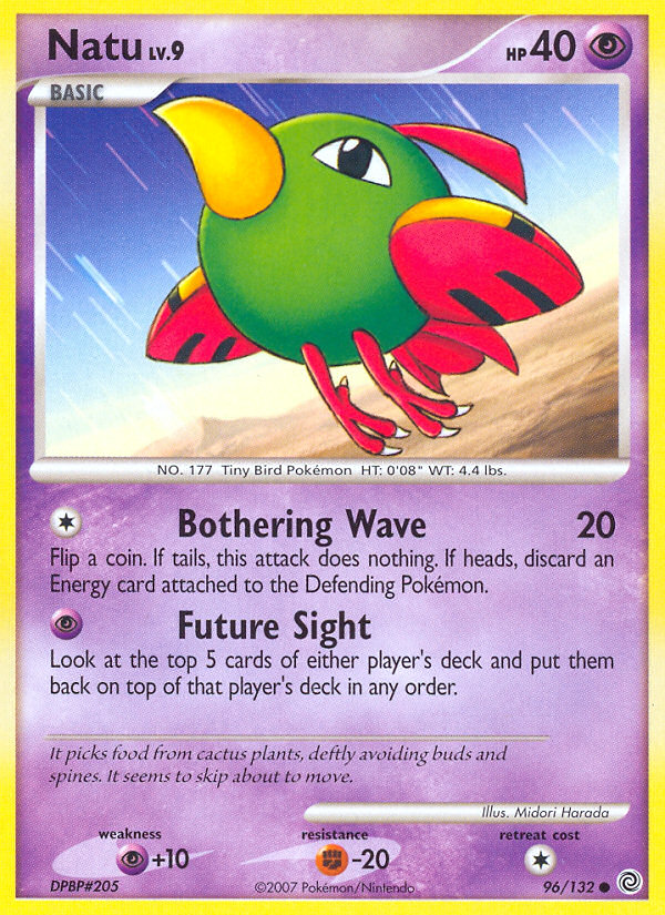 Natu (96/132) [Diamond & Pearl: Secret Wonders] | Jomio and Rueliete's Cards and Comics