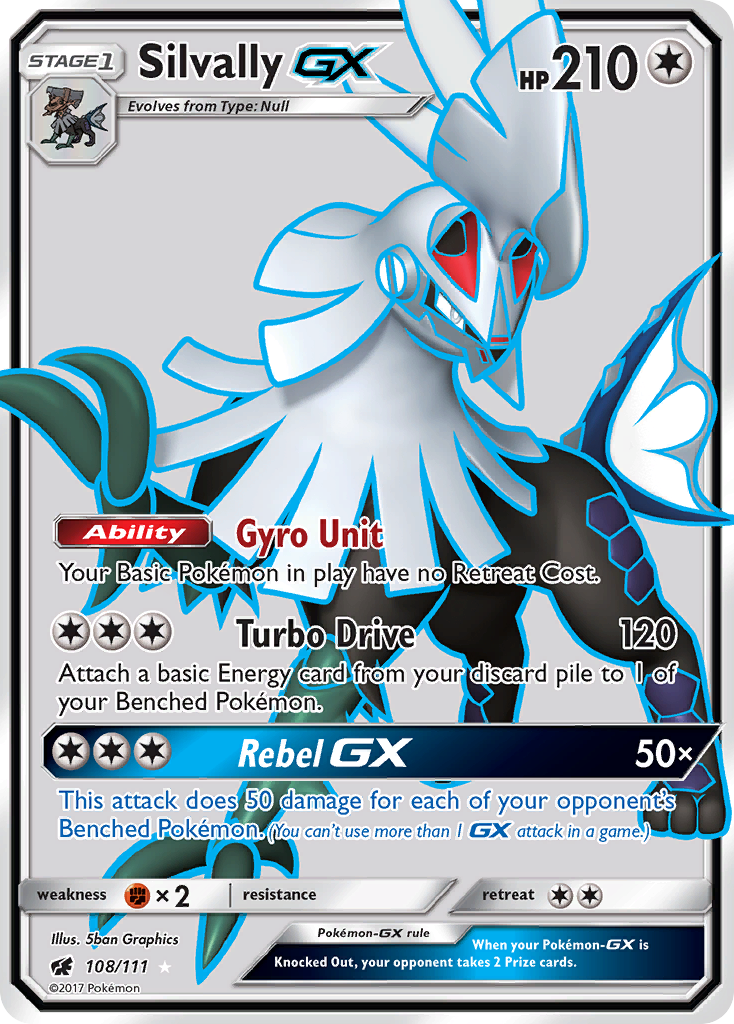 Silvally GX (108/111) [Sun & Moon: Crimson Invasion] | Jomio and Rueliete's Cards and Comics