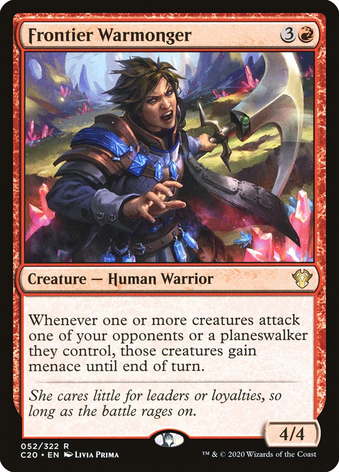 Frontier Warmonger [Commander 2020] | Jomio and Rueliete's Cards and Comics