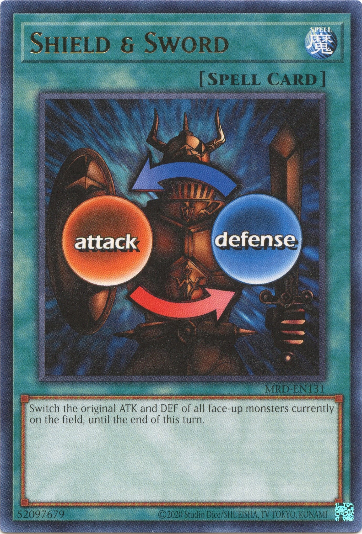 Shield & Sword (25th Anniversary) [MRD-EN131] Rare | Jomio and Rueliete's Cards and Comics