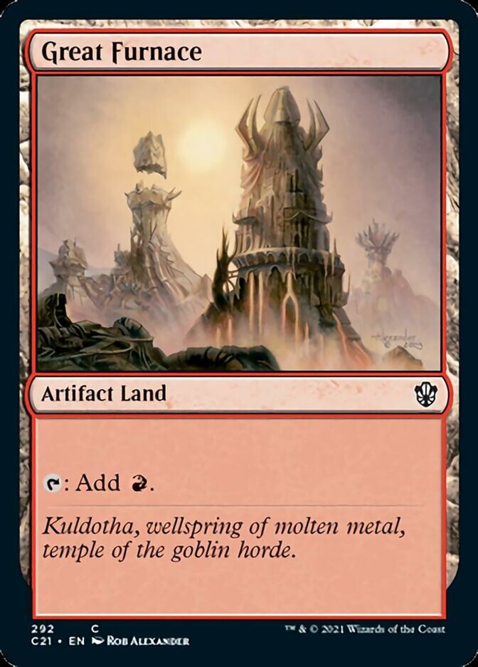 Great Furnace [Commander 2021] | Jomio and Rueliete's Cards and Comics