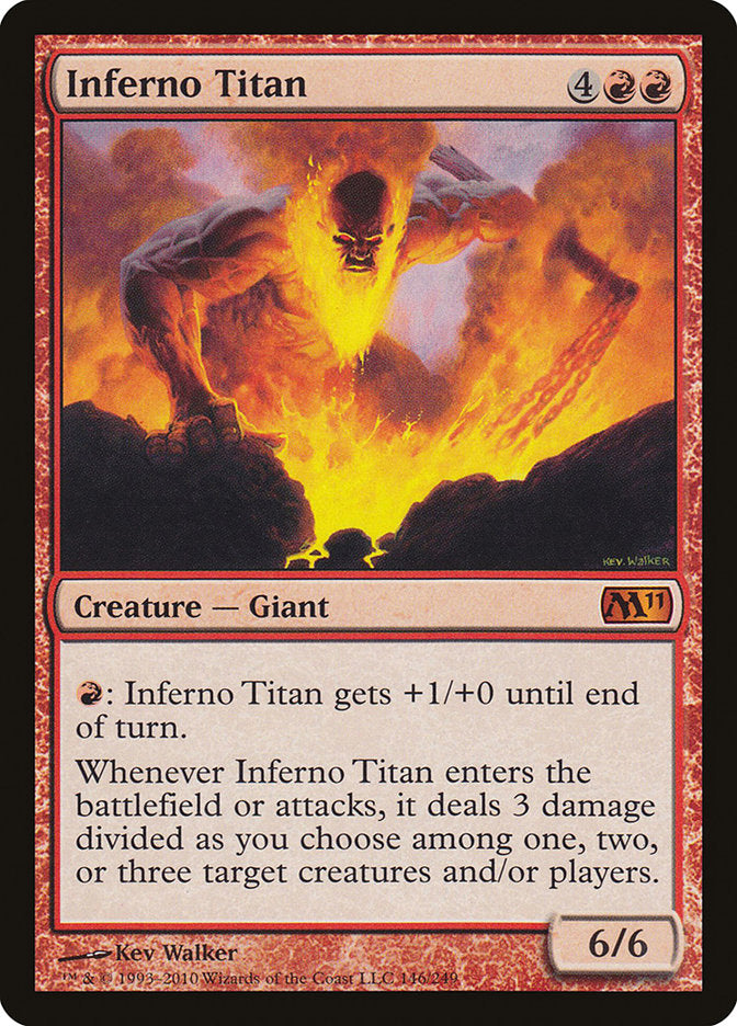 Inferno Titan [Magic 2011] | Jomio and Rueliete's Cards and Comics