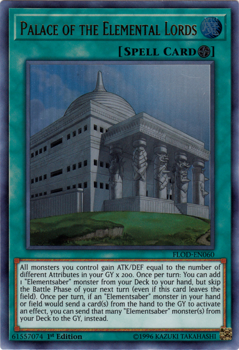 Palace of the Elemental Lords [FLOD-EN060] Ultra Rare | Jomio and Rueliete's Cards and Comics