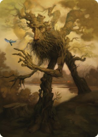 Treefolk Token Art Card [The Lord of the Rings: Tales of Middle-earth Art Series] | Jomio and Rueliete's Cards and Comics