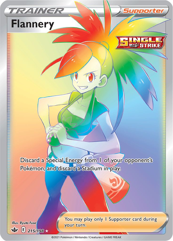 Flannery (215/198) [Sword & Shield: Chilling Reign] | Jomio and Rueliete's Cards and Comics