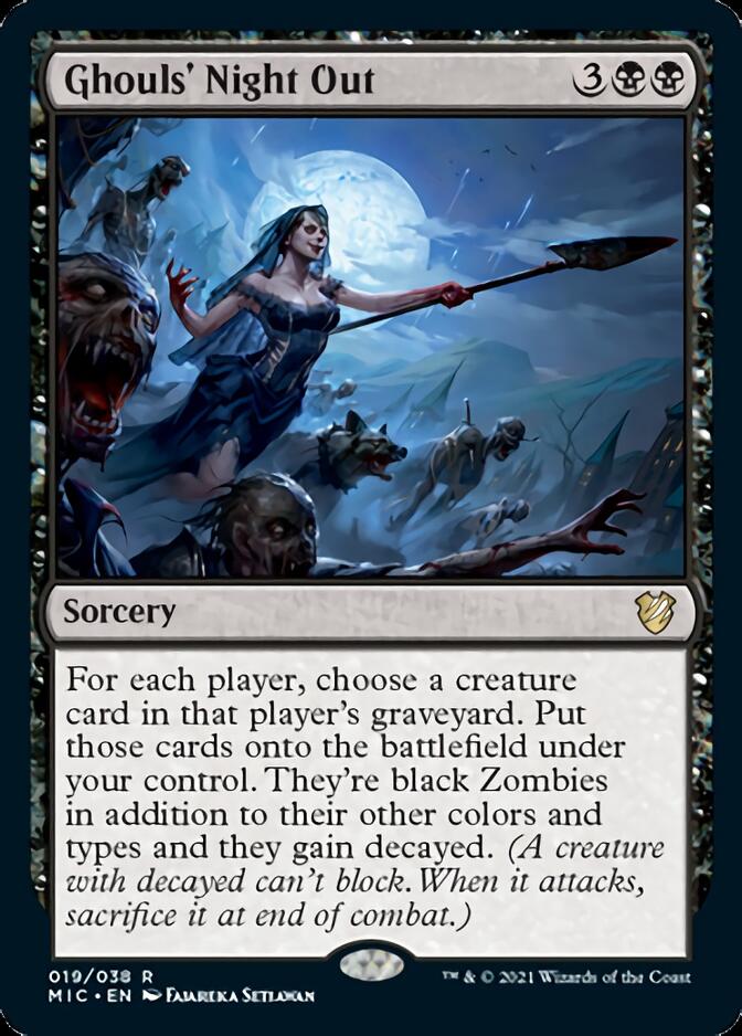 Ghouls' Night Out [Innistrad: Midnight Hunt Commander] | Jomio and Rueliete's Cards and Comics