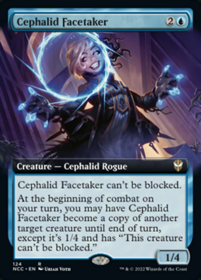 Cephalid Facetaker (Extended Art) [Streets of New Capenna Commander] | Jomio and Rueliete's Cards and Comics