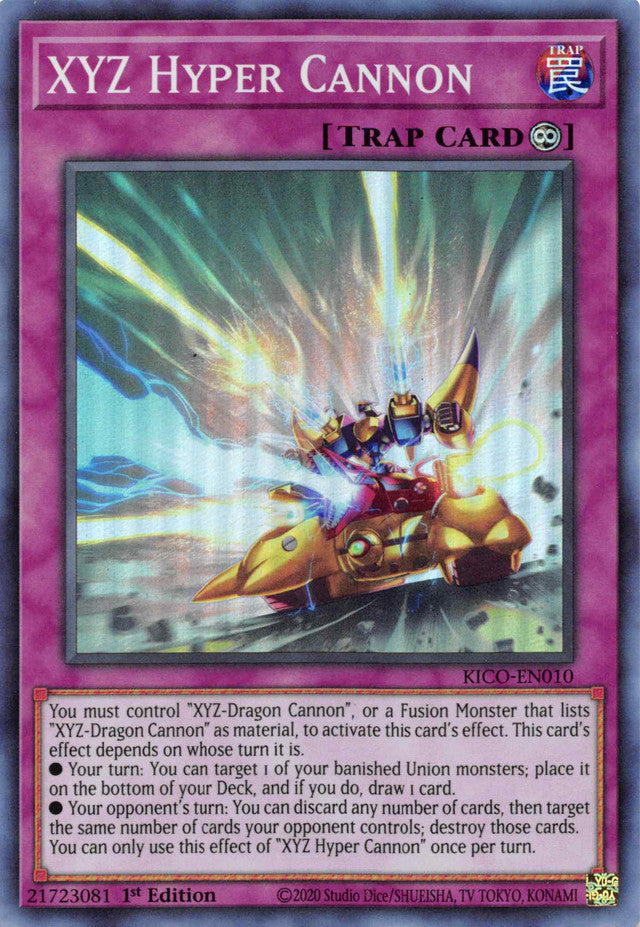 XYZ Hyper Cannon (Super Rare) [KICO-EN010] Super Rare | Jomio and Rueliete's Cards and Comics