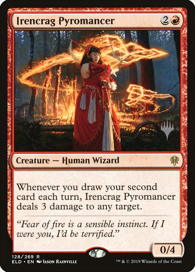 Irencrag Pyromancer (Promo Pack) [Throne of Eldraine Promos] | Jomio and Rueliete's Cards and Comics